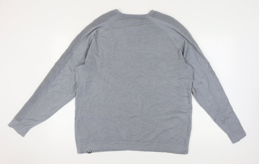 Under Armour Men's Grey 2XL Sweatshirt, Lightweight, Crew Neck