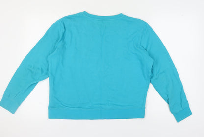 Wrangler Women’s Blue Pullover Sweatshirt, M