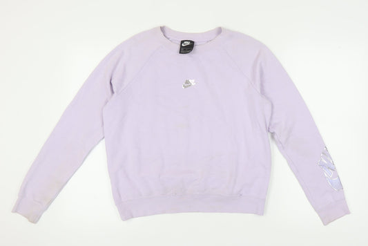 Nike Women's Purple Pullover Sweatshirt M