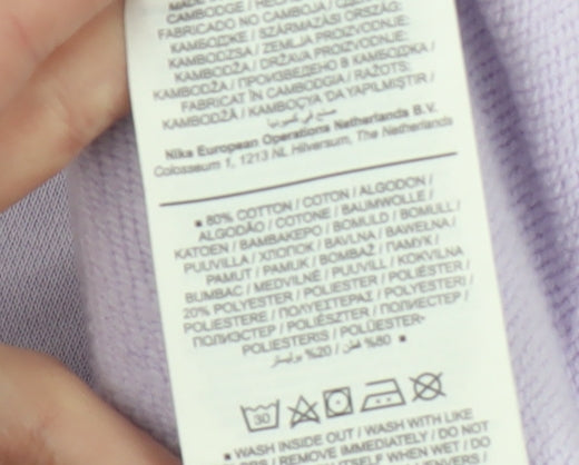 Nike Women's Purple Pullover Sweatshirt M