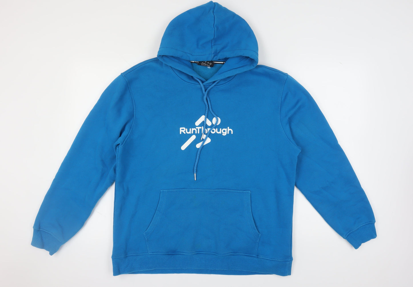RunThrough Kit Blue Hoodie Unisex Large Pullover