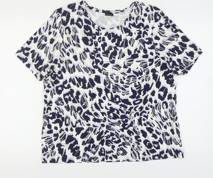 Barbara Lebek Women's Multicoloured T-Shirt Size 20