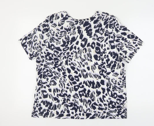 Barbara Lebek Women's Multicoloured T-Shirt Size 20