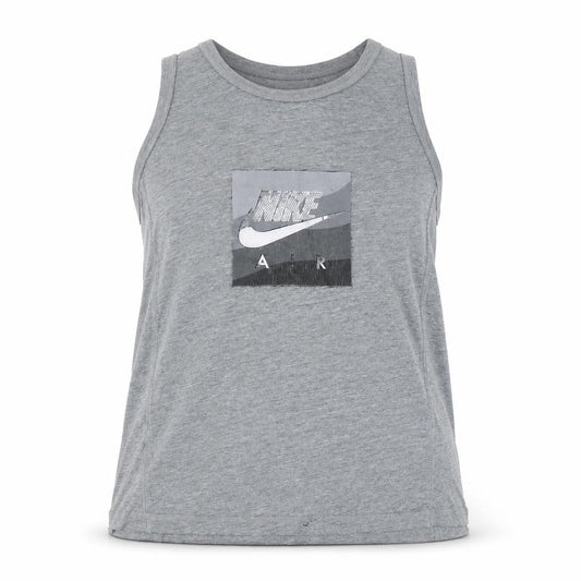 Mens UK Size M Nike Grey Gym & Training Running & Jogging Tank