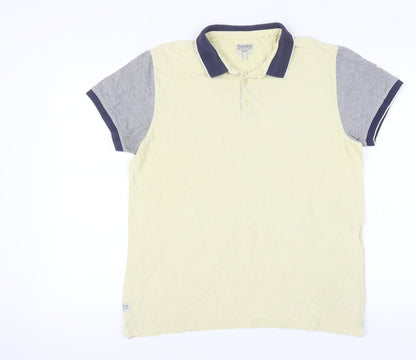 Next Men's Multicoloured Polo Shirt L Short Sleeve