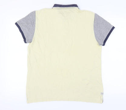 Next Men's Multicoloured Polo Shirt L Short Sleeve