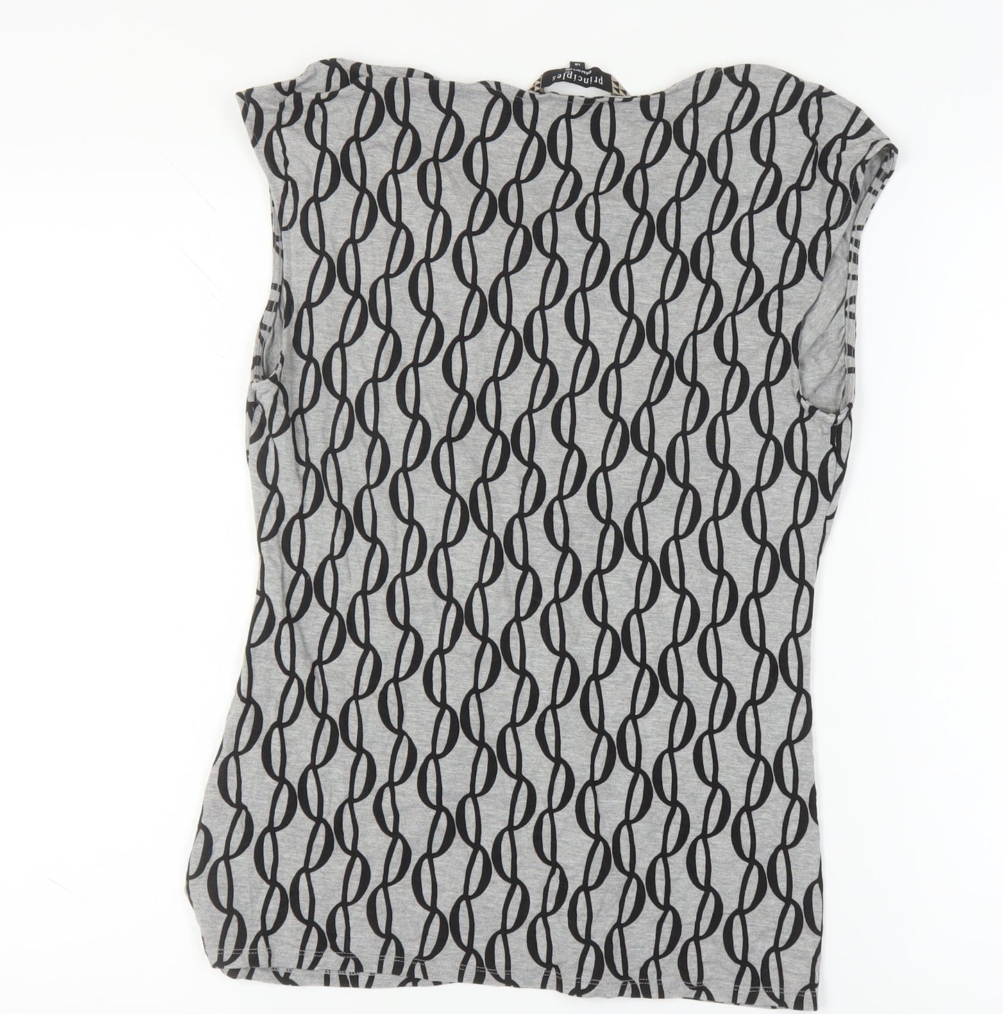 Womens UK Size 14 Principles by Ben de Lisi Grey Basic T-Shirt