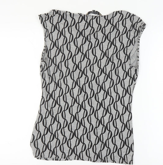 Womens UK Size 14 Principles by Ben de Lisi Grey Basic T-Shirt