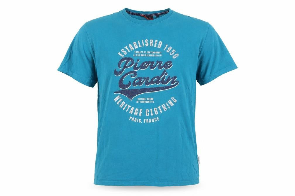 Mens UK Size M Pierre Cardin Blue  T-Shirt