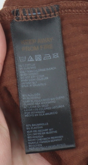 BDG Women's Brown Scoop Neck Tank Top XS