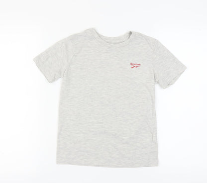 Reebok Boys Grey T-Shirt, 9-10 Years, Basic Crew Neck
