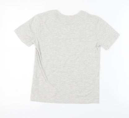 Reebok Boys Grey T-Shirt, 9-10 Years, Basic Crew Neck