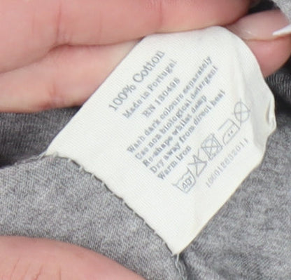 Jack Wills Men's Grey Crew Neck T-Shirt Size M