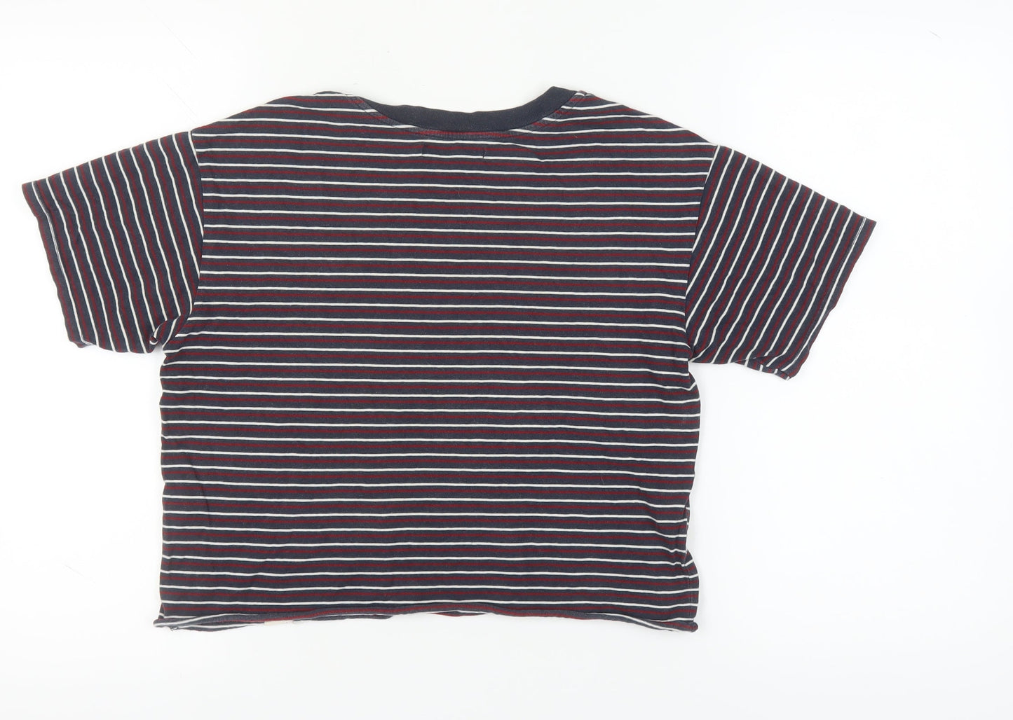 Unisex Adults UK Size M Pull&Bear Multicoloured Basic T-Shirt