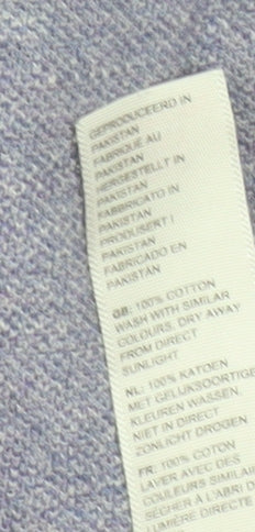 FatFace Men's Blue Short Sleeve Polo Shirt L