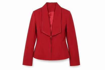 Womens UK Size 12 PRETTYLITTLETHING Regular Red Blazer