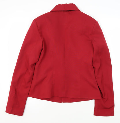 Womens UK Size 12 PRETTYLITTLETHING Regular Red Blazer