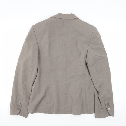 Next Women's Brown Blazer Size 10, Regular, Lined