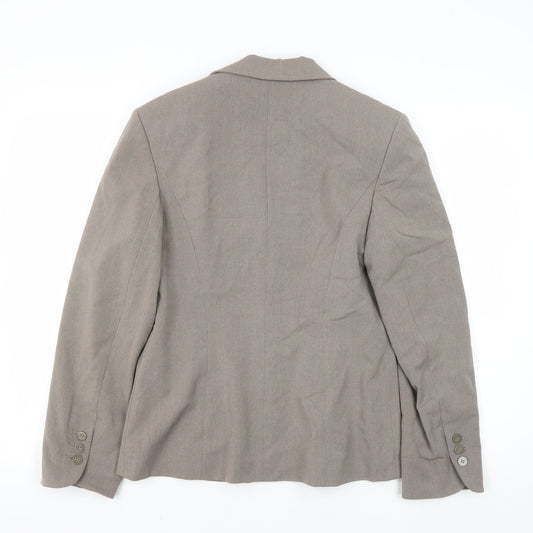 Next Women's Brown Blazer Size 10, Regular, Lined