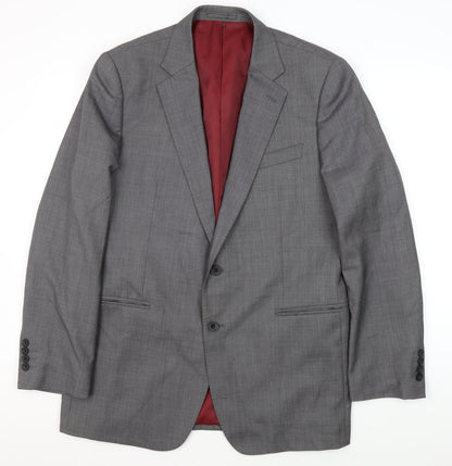 Mens UK Size 42 Jaeger Regular Grey Suit Jacket