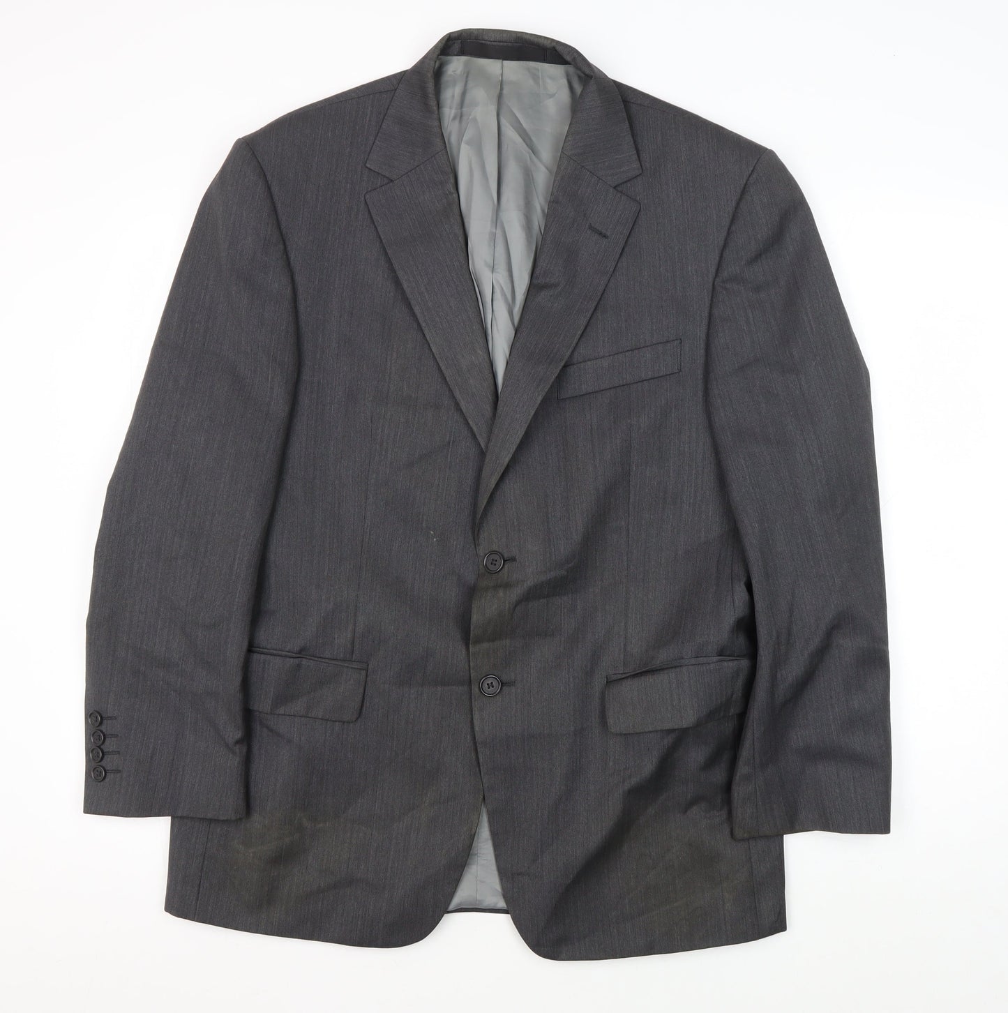 Mens UK Size 40 Marks and Spencer Regular Grey Suit Jacket