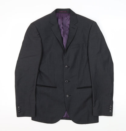 Mens UK Size 34 NEXT Regular Black Suit Jacket