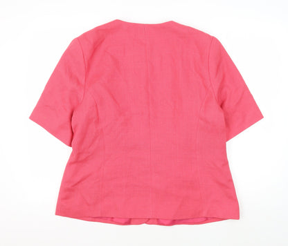Paul Berman Women's Pink Blazer, Size 18, Regular Fit