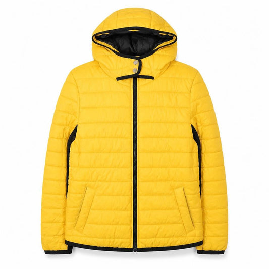 Womens UK Size 12 New Look Yellow Puffer Jacket