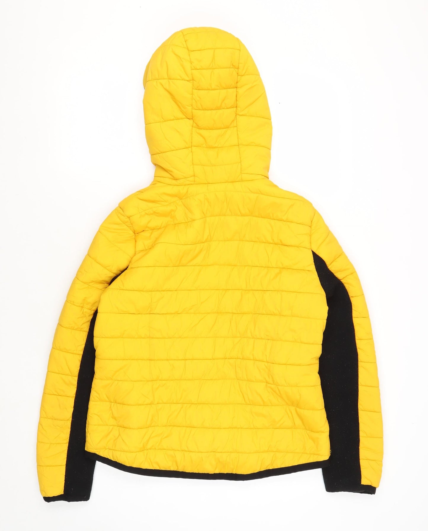Womens UK Size 12 New Look Yellow Puffer Jacket