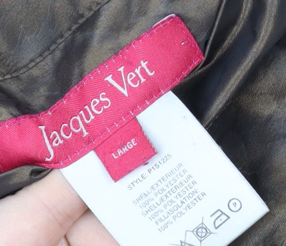 Jacques Vert Women's Brown Animal Print Jacket L