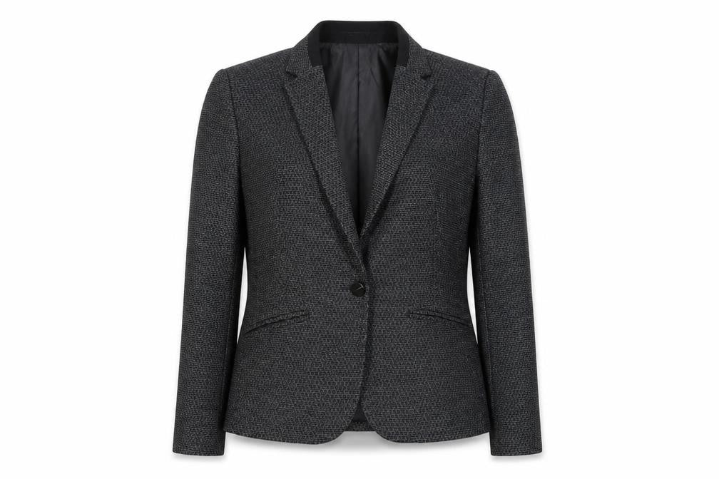 Womens UK Size 10 NEXT Regular Grey Blazer