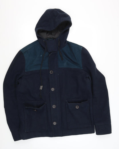 Mens UK Size L Burton Menswear London Blue Parka Coat