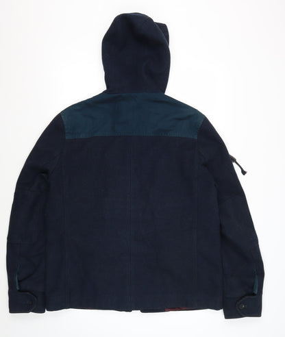 Mens UK Size L Burton Menswear London Blue Parka Coat