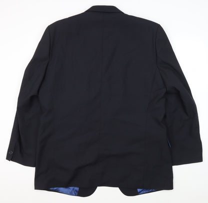 Mens UK Size 44 Daniel Hechter  Blue Suit Jacket