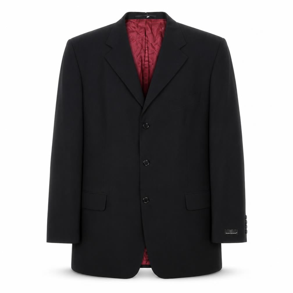 Mens UK Size 46 Daniel Grahame Regular Black Suit Jacket