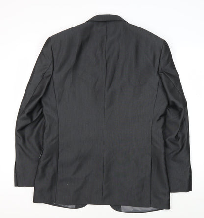 Mens UK Size 40 Karl Jackson Regular Grey Suit Jacket