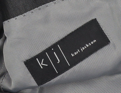 Mens UK Size 40 Karl Jackson Regular Grey Suit Jacket