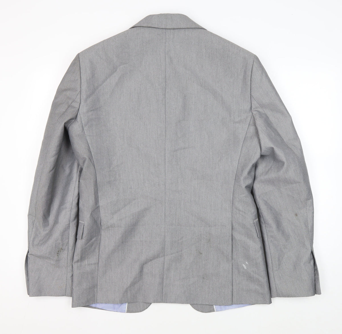 Mens UK Size 40 Zara Man Regular Grey Suit Jacket