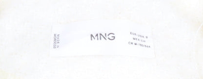Mango Ivory Women's Mid-Length Coat Size 8