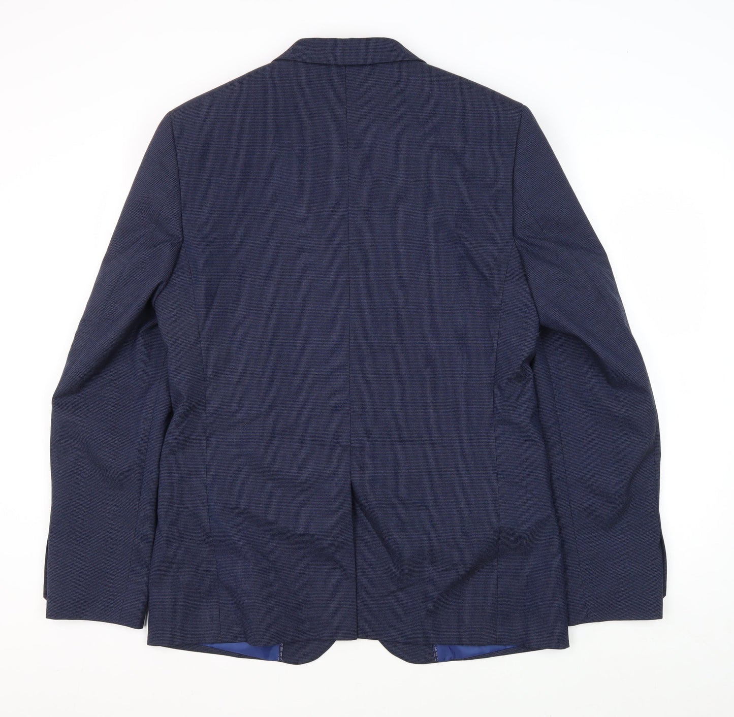 Mens UK Size 40 Marks and Spencer Regular Blue Suit Jacket