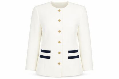 Eastex Women's Ivory Suit Jacket Size 16