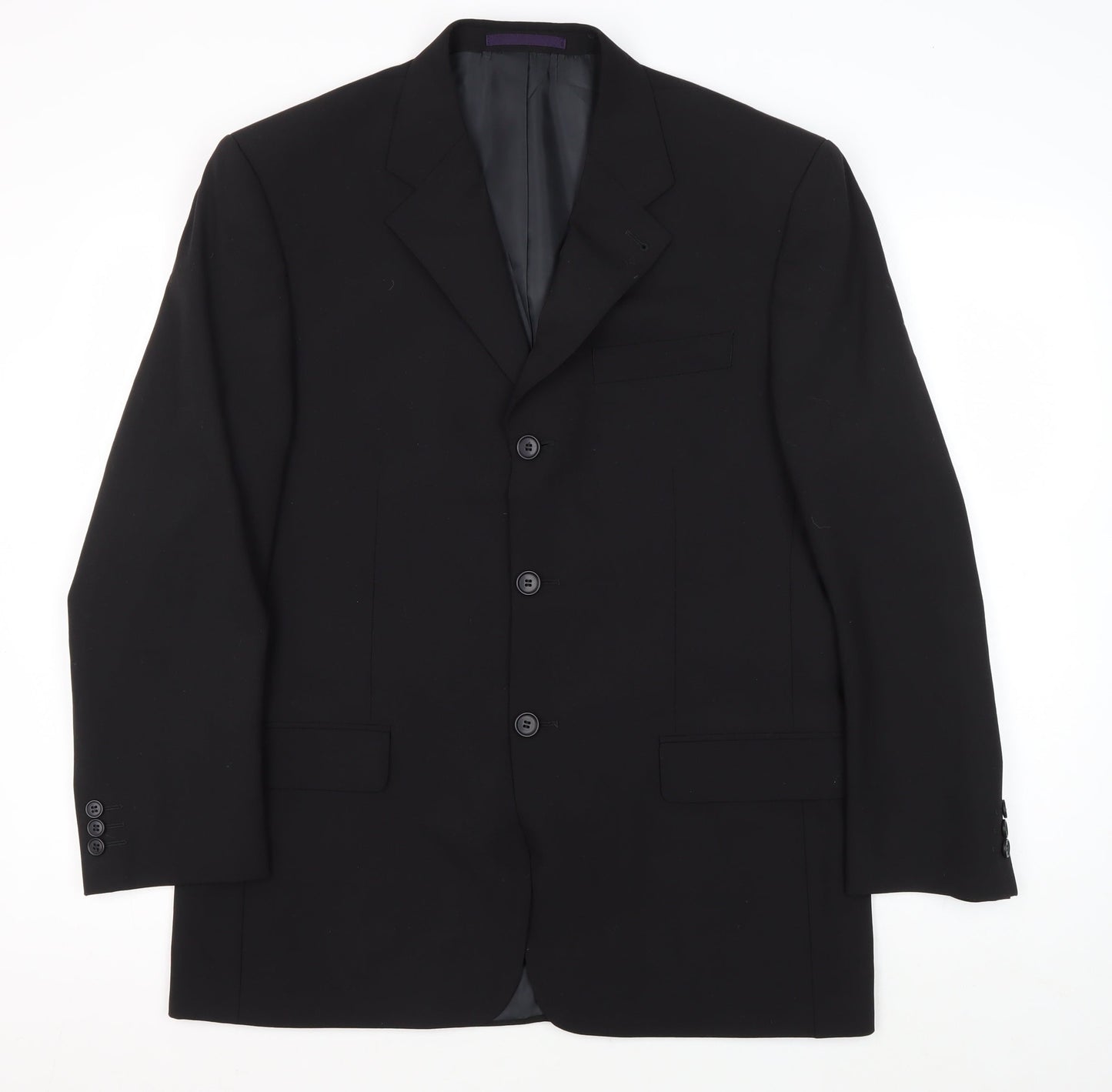 Mens UK Size 40 NEXT Regular Black Suit Jacket