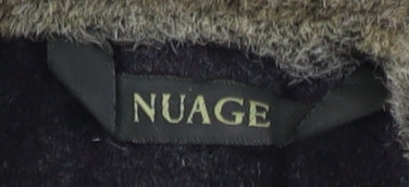 Womens UK Size 12 NuAge Black Pea Coat