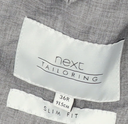 Mens UK Size 36 NEXT Regular Grey Suit Jacket