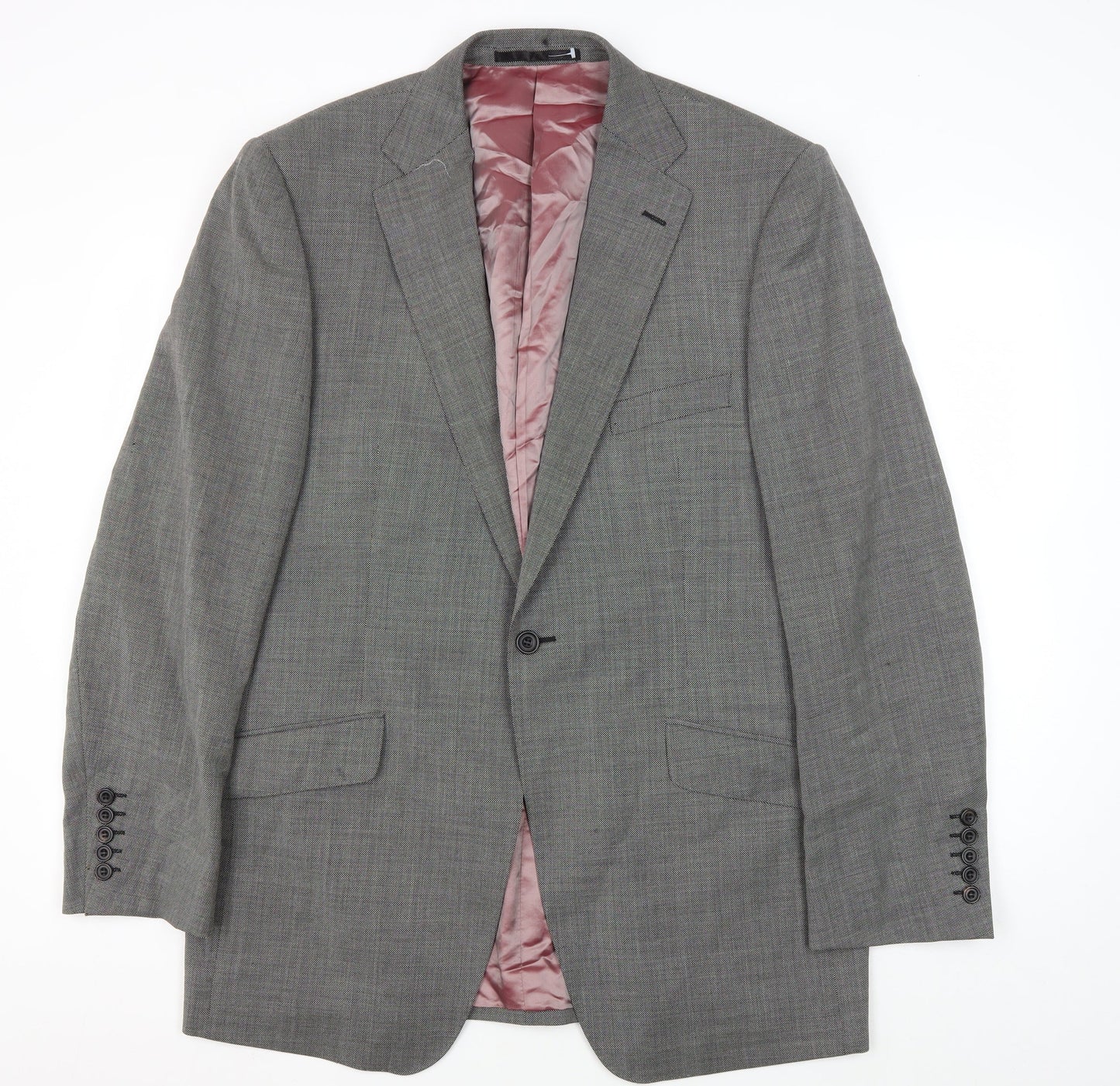 Mens UK Size 42 Marks and Spencer Regular Grey Suit Jacket