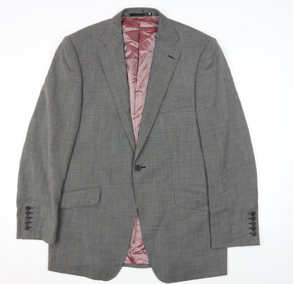 Mens UK Size 42 Marks and Spencer Regular Grey Suit Jacket