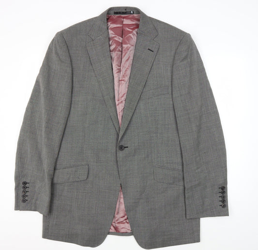 Mens UK Size 42 Marks and Spencer Regular Grey Suit Jacket
