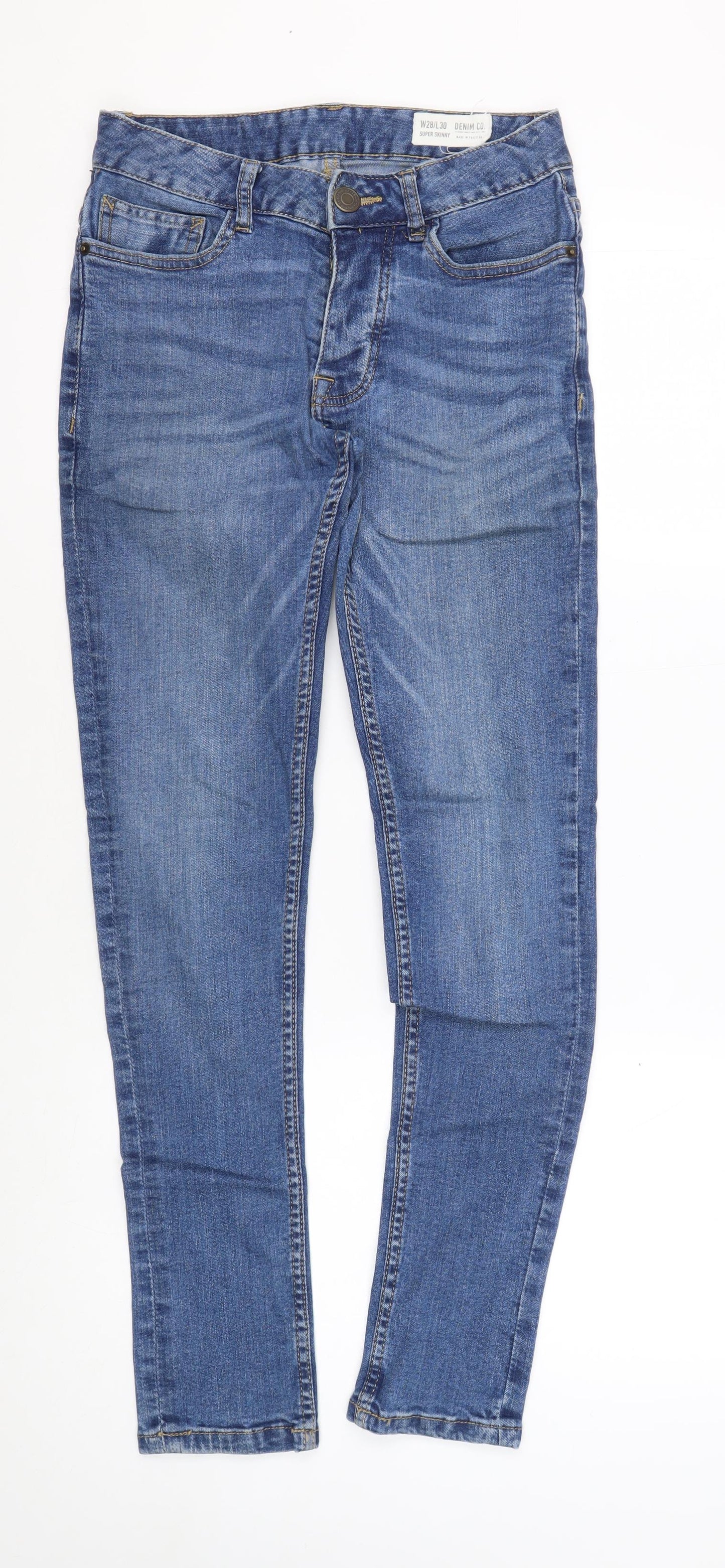 Denim Co. Women's Blue Skinny Jeans W28/L30