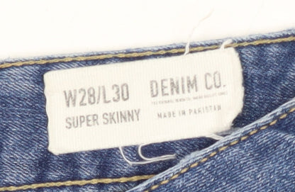 Denim Co. Women's Blue Skinny Jeans W28/L30