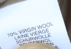 Classics Women's Beige Wool Overcoat Size 22